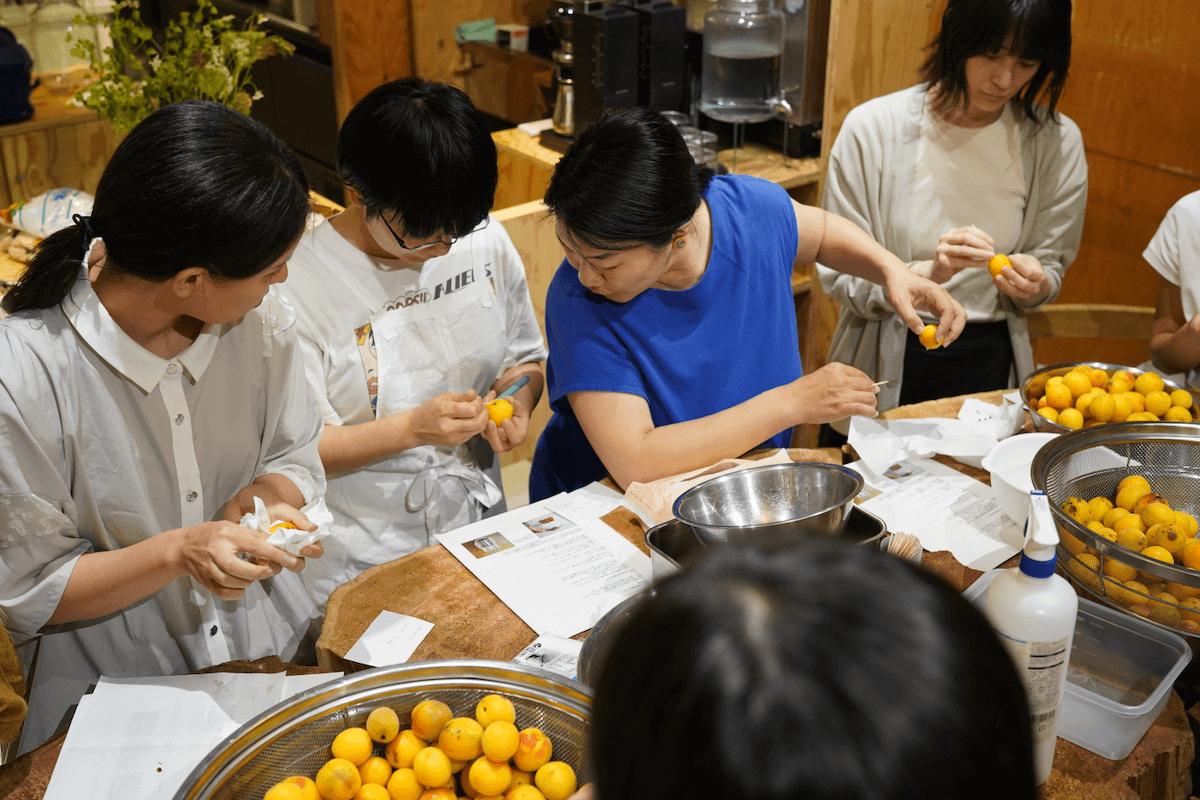 作業の様子